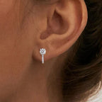 DW Luxury 0.5ct Certified Moissanite Earrings