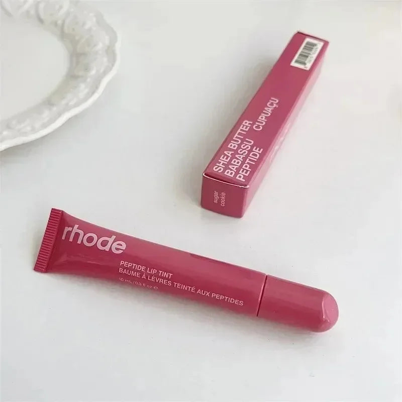ROD Makeup Set Lip Balm Smoothing Lip Gloss Moisturizer Cheek Hydrating Skin Care Products Natural Rouge Blush Stick Storage Bag
