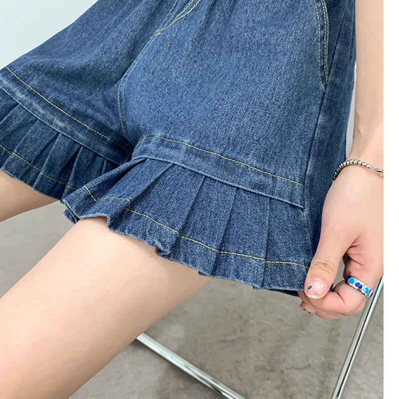 Pleated Shorts