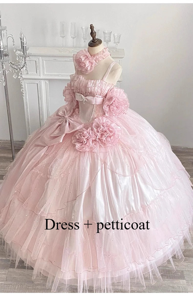 Dreamscape Ruffle Gown