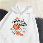 The Aperol Spritz Retro Cocktail Hoodie