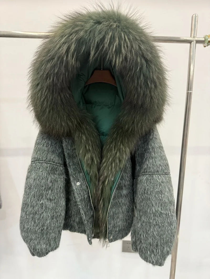 Down Fur Jacket