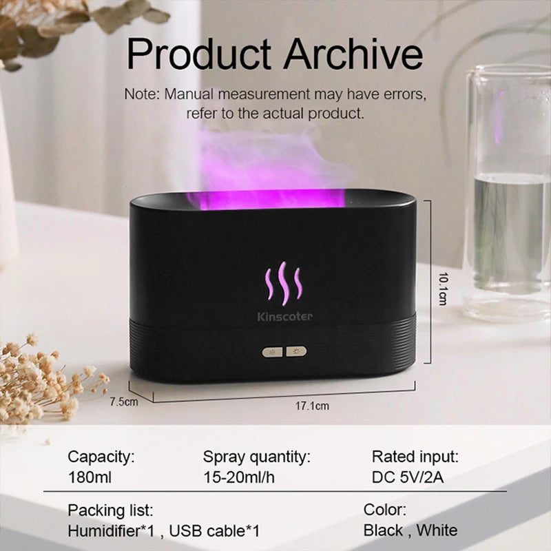 Colorful Flame Humidifier