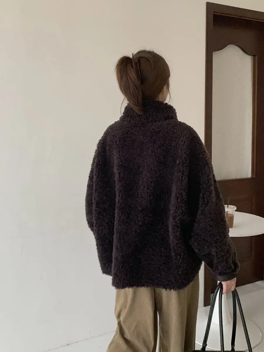 Fake Fleece Coat
