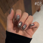 12ml 1-21pcs Brown Gold Cat Eye Gel Nail Polish