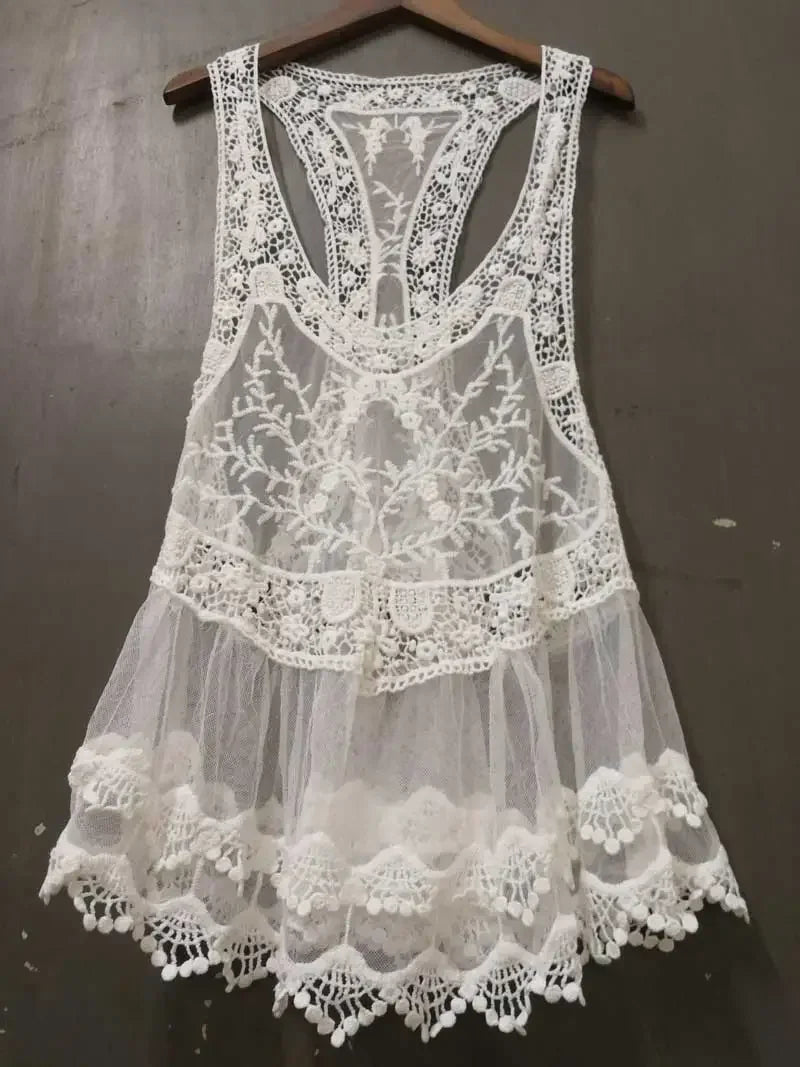 Crochet Lace Racerback