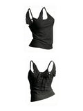 Angel Wings Embroidered Vest Denim Shorts Set