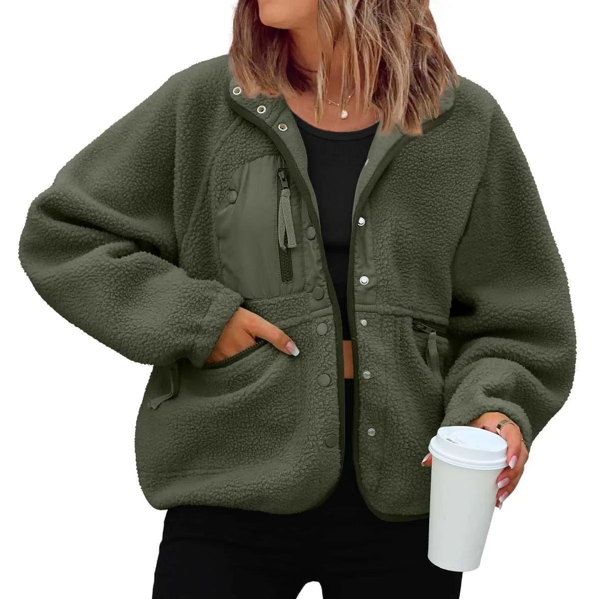 Fleece Loose Jacket
