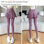Fake Two Pieces Leggings