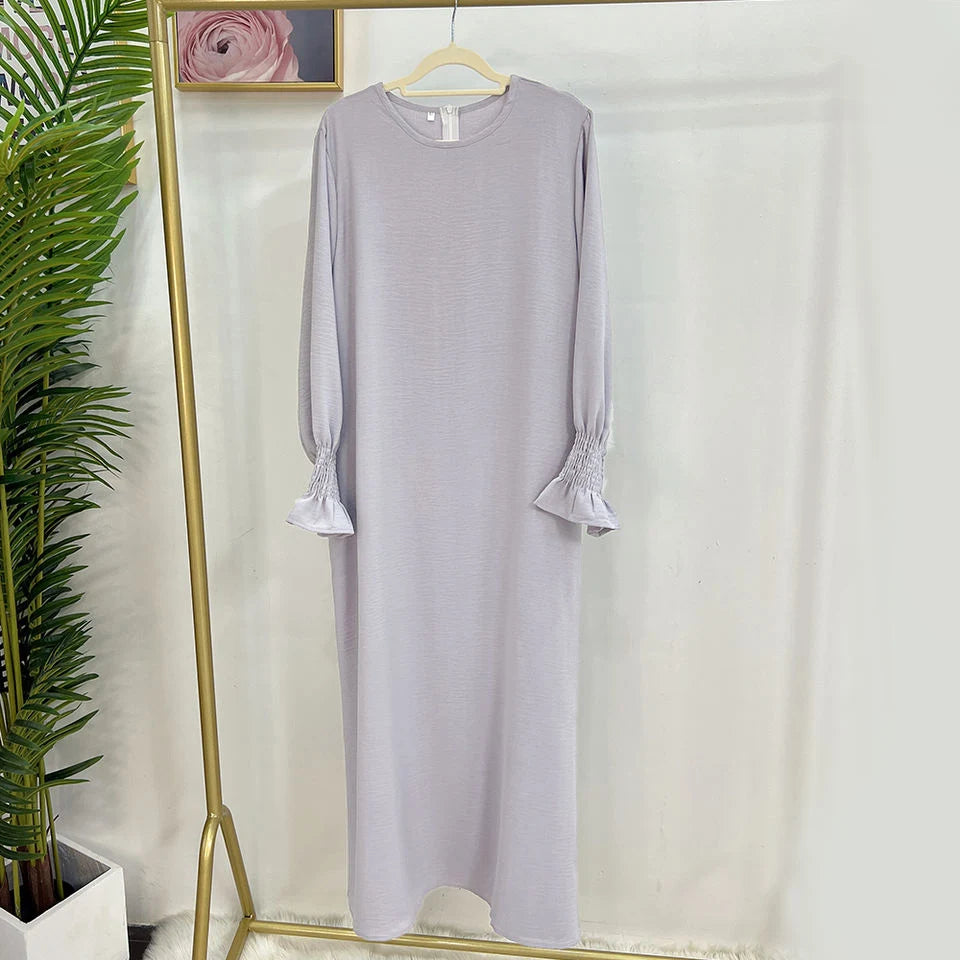 Loose-Fit Plain Abaya
