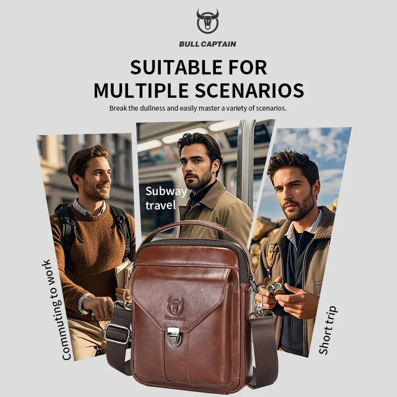 Leather Messenger Bag