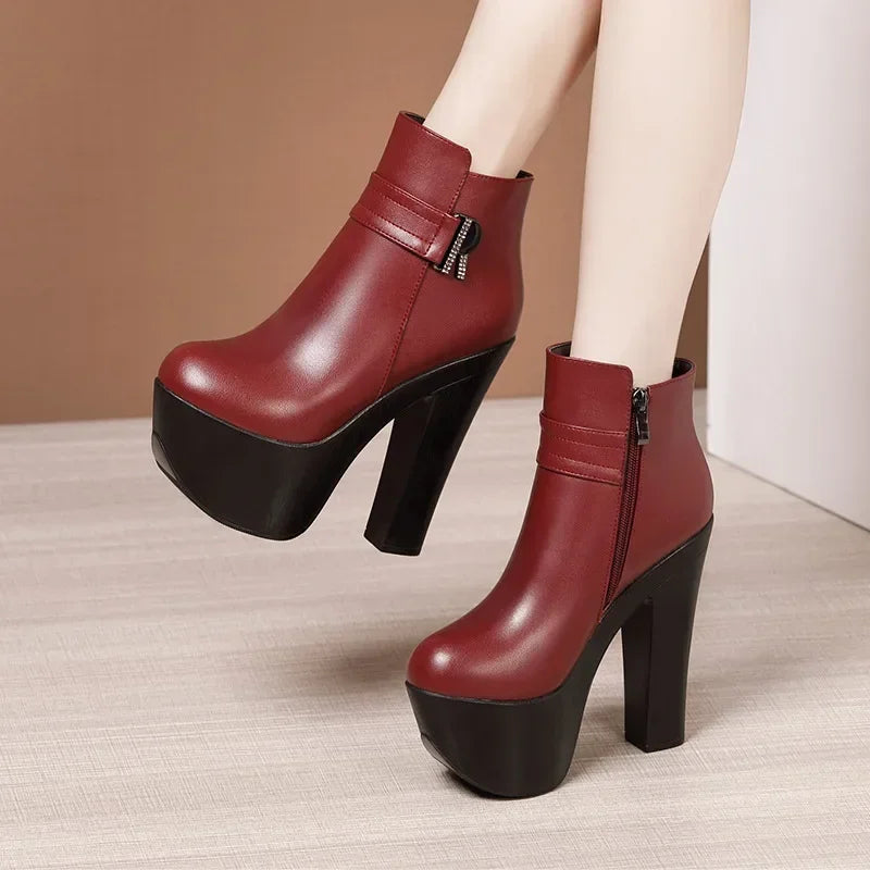 Platform Ankle Boots