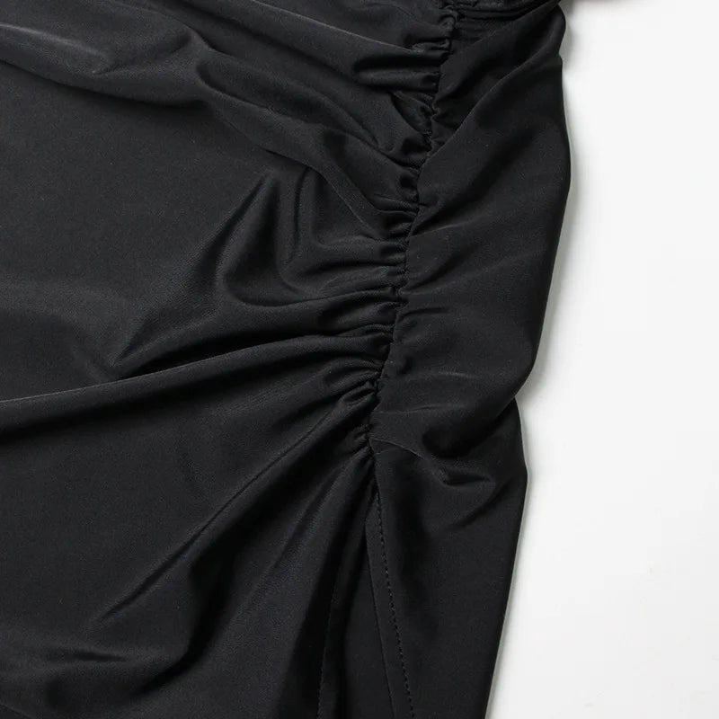 Asymmetric Cutout Maxi Dress