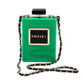 Acrylic Paris Perfume Shaped Bag