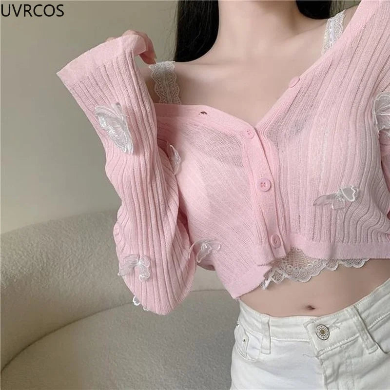 Butterfly Knitted Cardigan