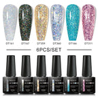6Pcs Gel Nail Polish Set