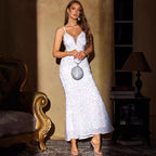 Sequin Bodycon Maxi Dress