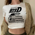 Initial D Crop Top