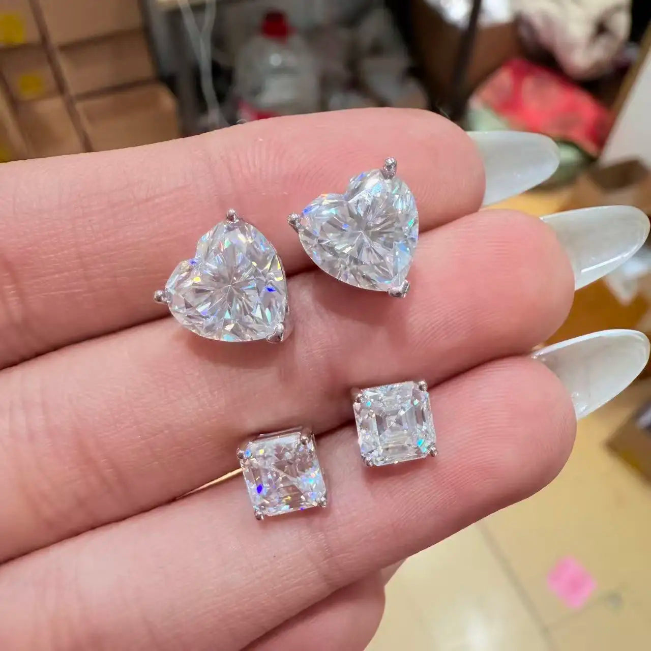 1-3ct Moissanite Diamond Jewelry Set