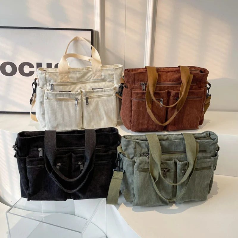 Corduroy Tote Bag