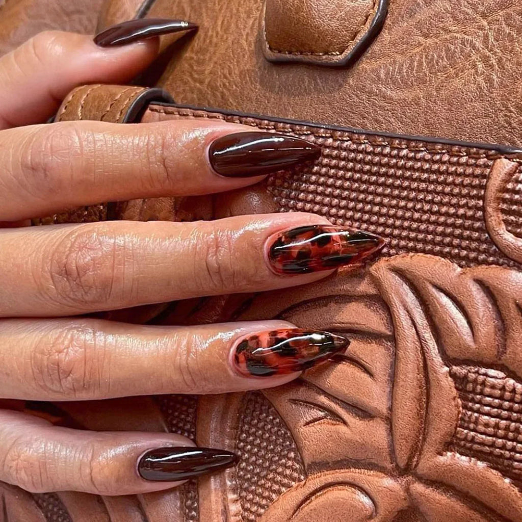 Simple French Wearable False Nails