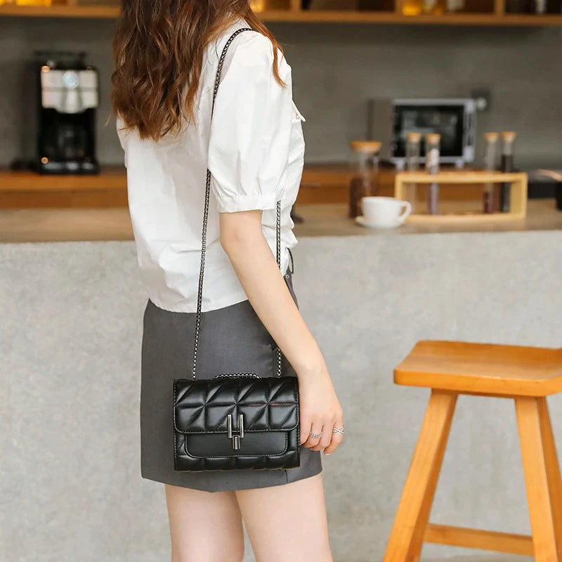 Quilted Chain Crossbody