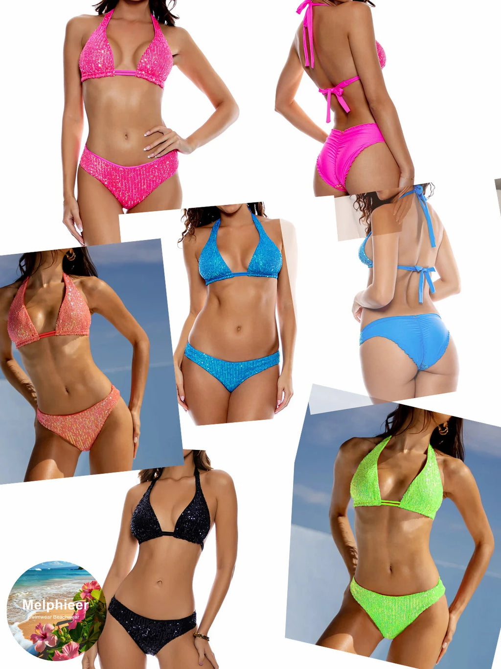 Sequins Sparkle Bikini