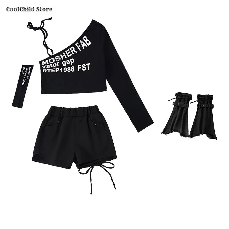 Off Shoulder Crop Top Jogger Pants Set