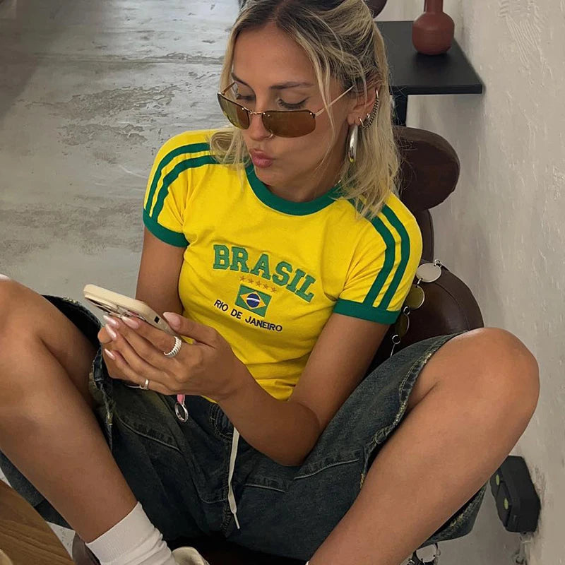 Brazil Crop Top