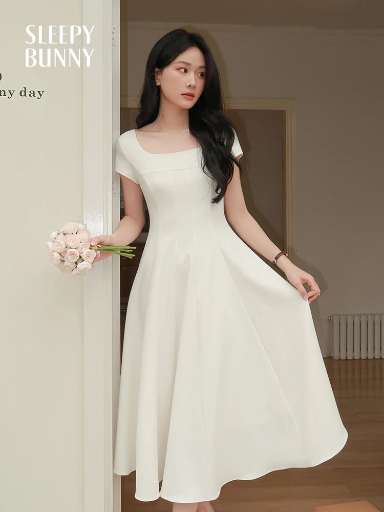 Square Neck Sleeveless Maxi Dress