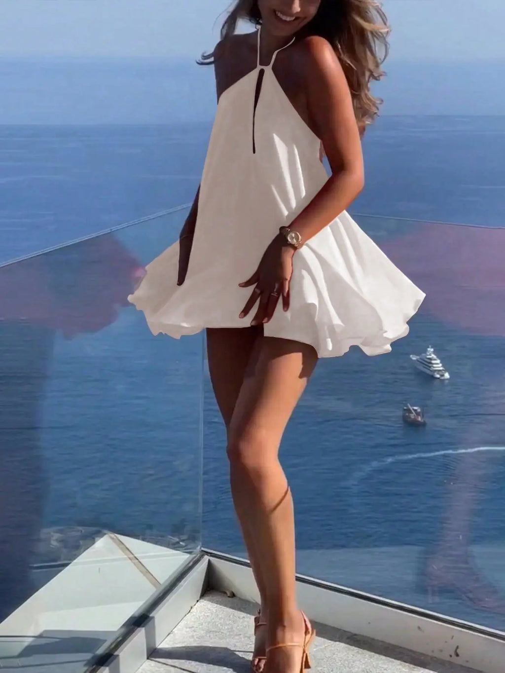 Halter Mini Dress
