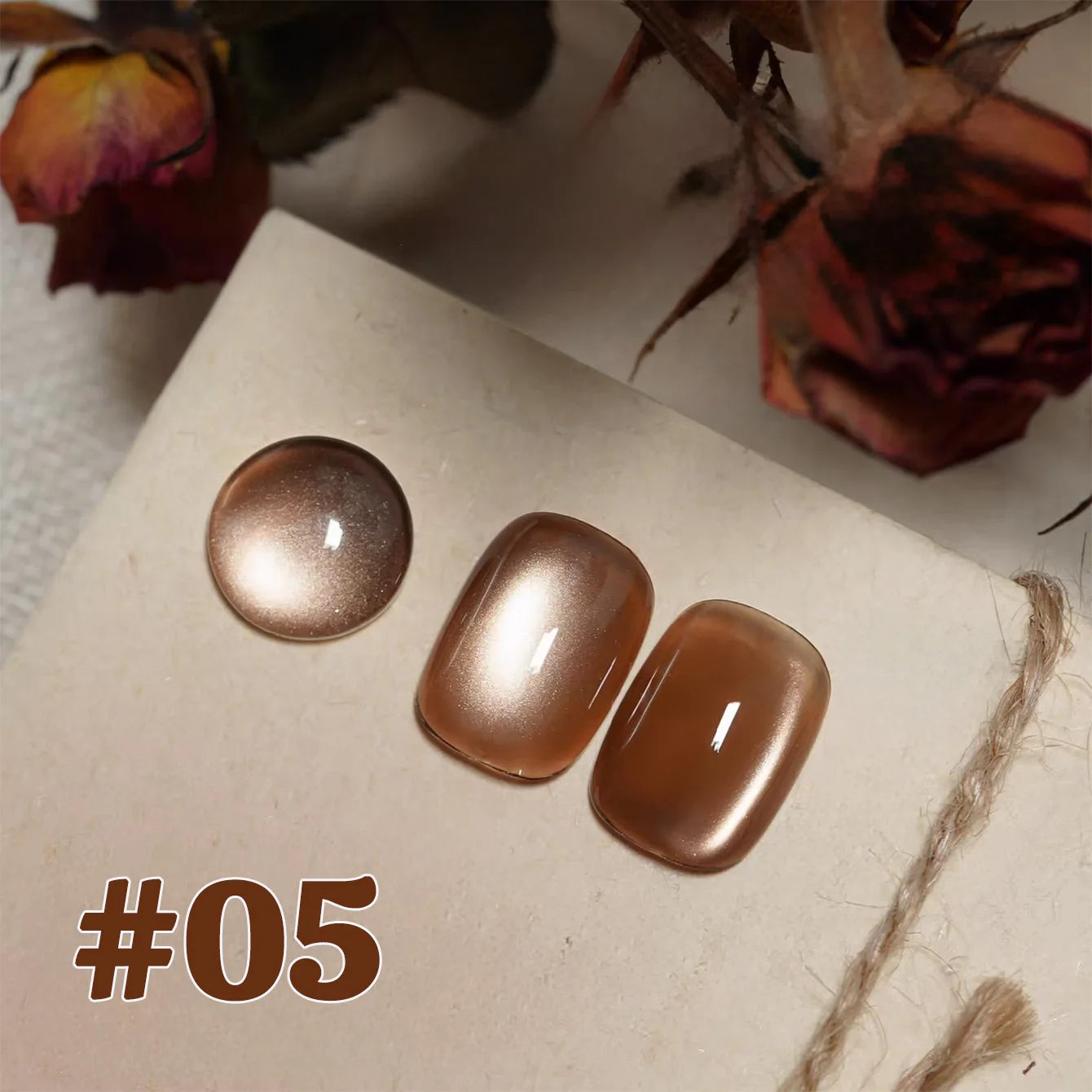 12ML 1-16PCS Beach Essentials Summer Nails Top Selling Fenglin Evening Moonlight Cat Eye Green Glass Bead Magnet Gel Nail Polish