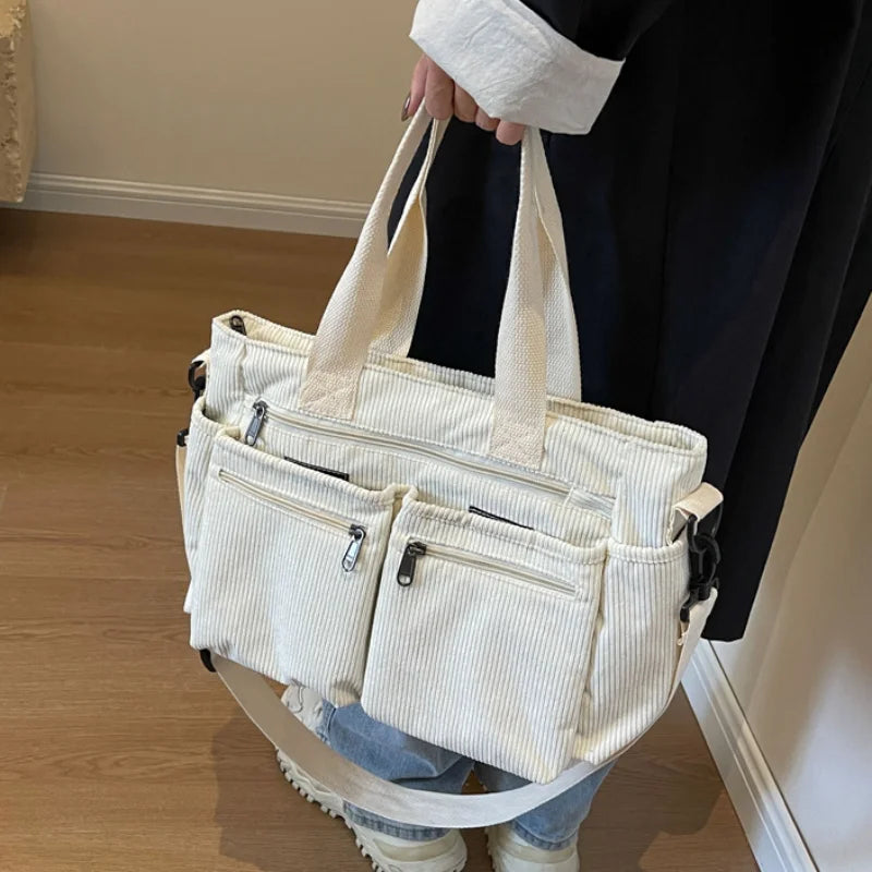 Corduroy Tote Bag