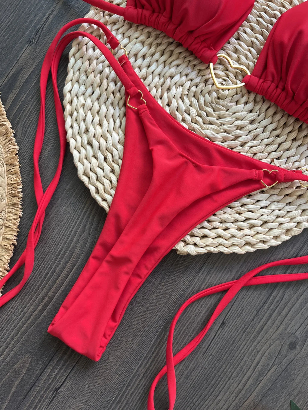 Sweetheart Contrast Bikini Set