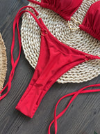 Sweetheart Contrast Bikini Set