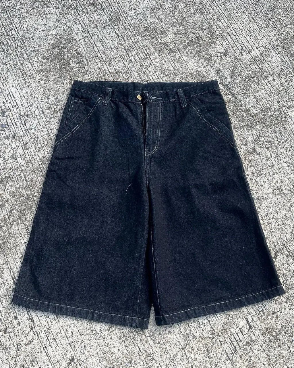 Slim Machete Denim Shorts