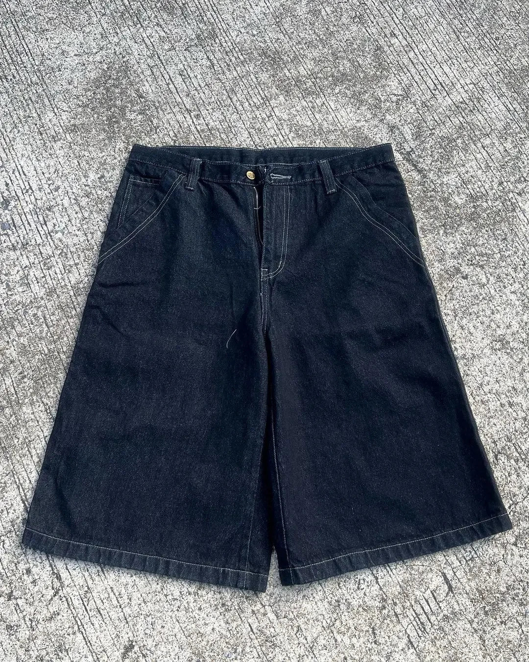 Slim Machete Denim Shorts