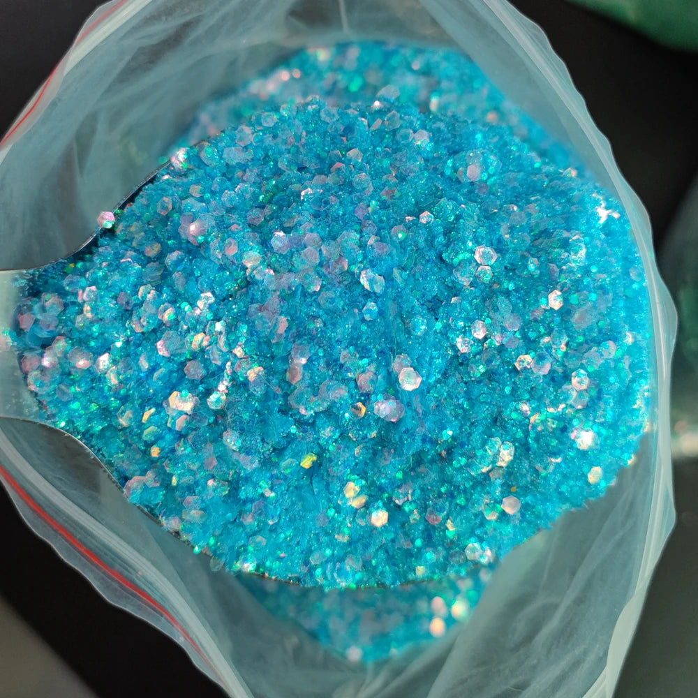 1KG Wholesale Mixed Size Holographic Nails Sequins Manicure Glitter Flakes Paillettes Nail Art Decorations Body/Face Glitter