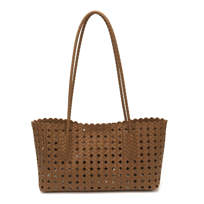 Straw Woven Tote Bag