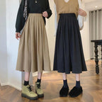 High Waisted Long Skirt