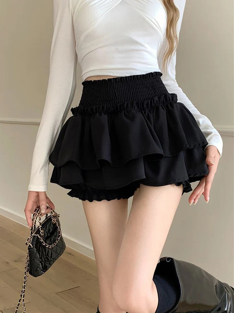 Ruffles Cake Mini Skirt