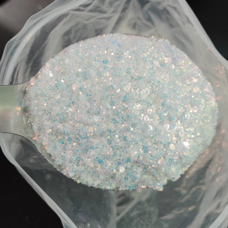 1KG Wholesale Mixed Size Holographic Nails Sequins Manicure Glitter Flakes Paillettes Nail Art Decorations Body/Face Glitter