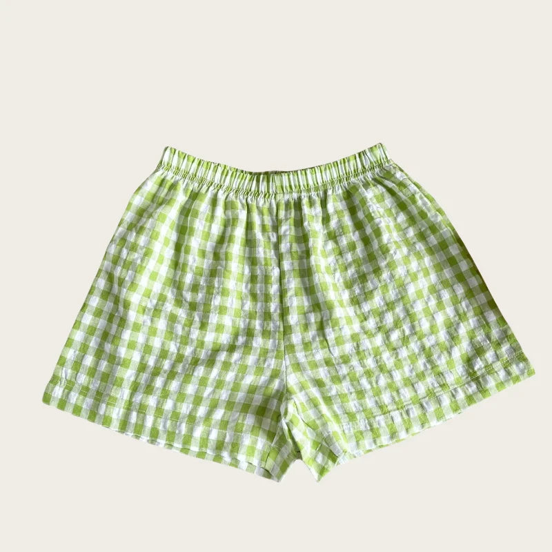 Bubble Gingham Shorts