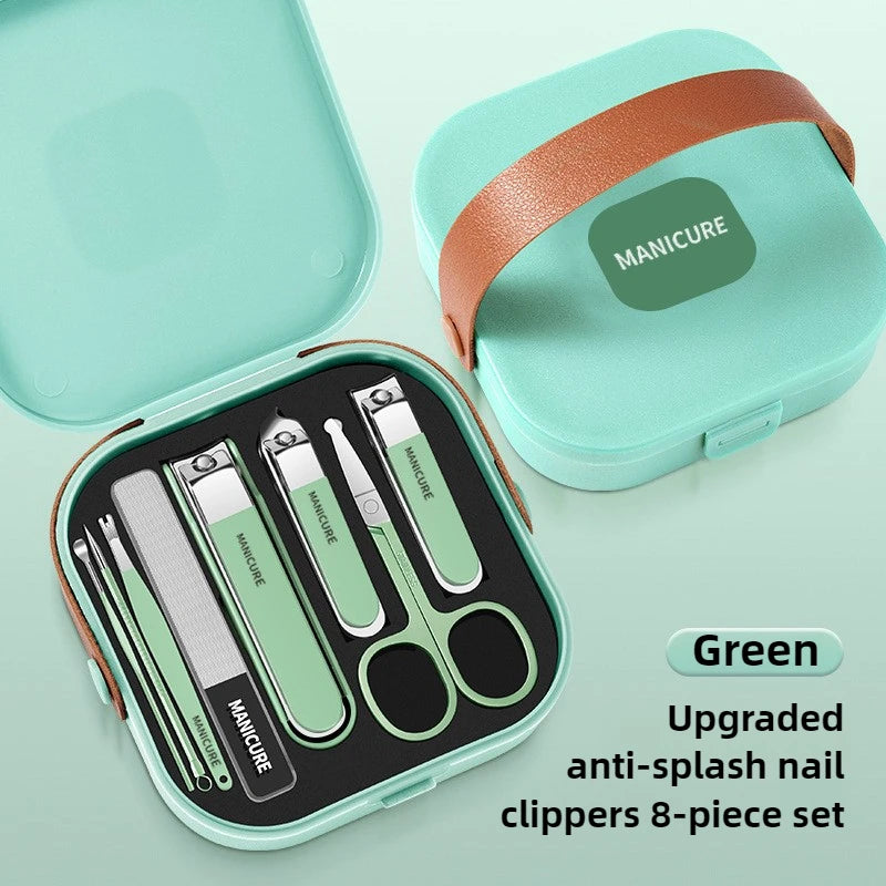 New Anti Splash Nail Clipper Set Portable Hand Withdrawal Trimming Nail Scissors Nail Clippers Nail Clippers Tools