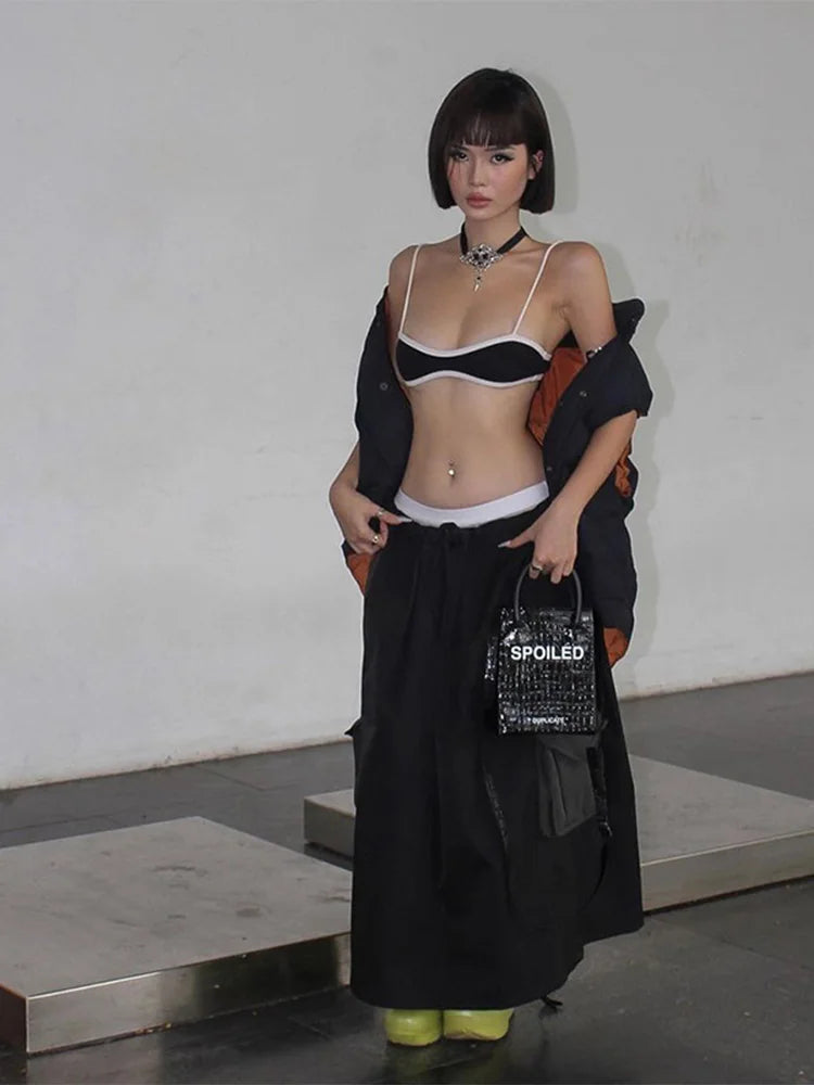 Black Crop Top