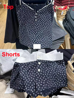 Sweet Floral Vest Shorts Set
