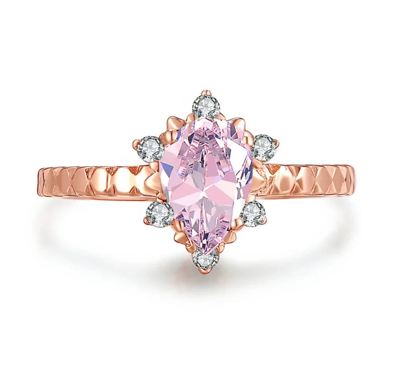 925 Sterling Silver Ring Garnet Gemstones Ring