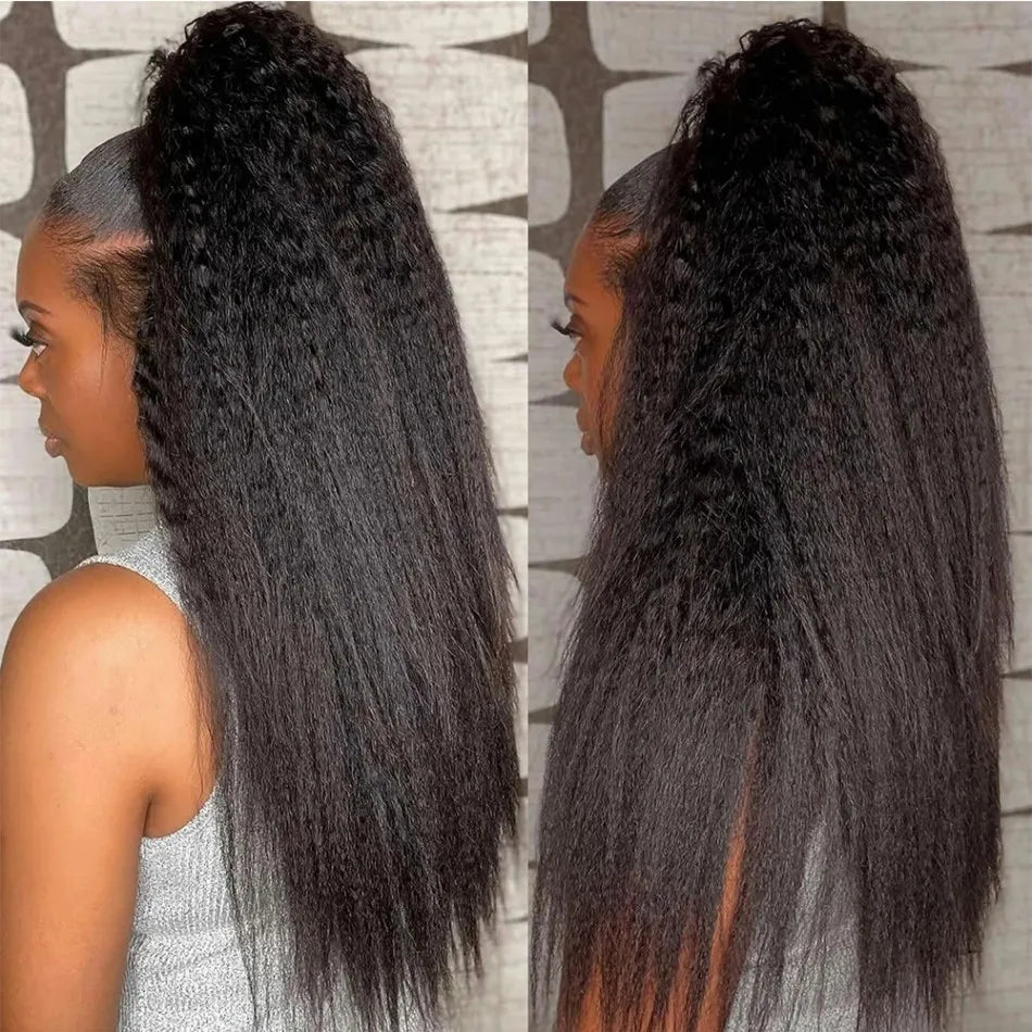 Kinky Straight 360 HD Lace Frontal Wig