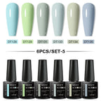 6Pcs Gel Nail Polish Set