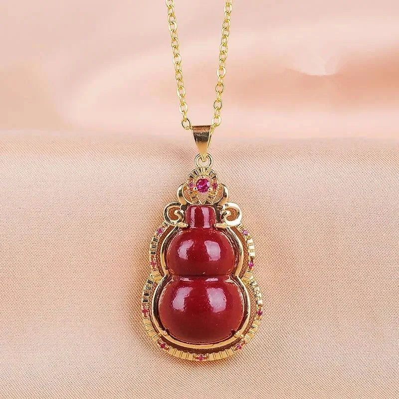 Natural 925 Silver Inlaid Purple Gold Sand Rose Pendant